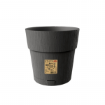 Lumarko Stefanplast Gėlių vazonas su padėklu Ethica &Oslash;25x25cm pilka
