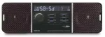 Automagnetola Caliber RMD213 1-DIN su įmontuotais garsiakalbiais