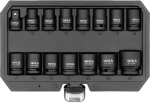 Yato Toya Sa Poland Smūginių trumpų galvučių rinkinys &ndash; AS-Drive 1/2", CrMo &ndash; 10&ndash;27 mm, 15 vnt (YT-10253)