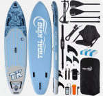 Pripučiams irklentės komplektas TIDAL KING HAWAI 10.6 LITE, 320 x 82 x 15 cm, iki 130 kg, 15 psi