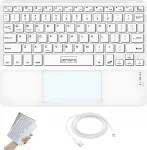 Zenwire belaidė &bdquo;Bluetooth&ldquo; klaviatūra su jutikliniu skydeliu SLIM telefonui, plan&scaron;etiniam kompiuteriui, iPad Zenwire WLK-619