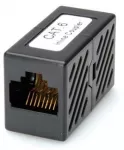 ROLINE RJ-45 modulinė jungtis, Cat.6, neekranuota, juoda, juoda, plastikinė