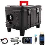 8kW Dyzelinis &Scaron;ildytuvas, 12V/24V Dyzelinis Oro &Scaron;ildytuvas, su Bluetooth ir Nuotolinio Valdymo Pultu, CO Signalizacija, Ne&scaron;iojamas Dyzelinis &Scaron;ildytuvas RV, Garažui ir Kempingui
