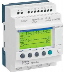 Schneider Zelio Logic RTC LCD kompakti&scaron;ka relė 240 VAC 8 įėjimai 4 i&scaron;ėjimai SR2B121FU