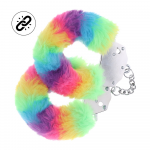 Ouch By Shots Heavy-duty Fluffy Handcuffs - Multicolor 1