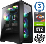 Stacionarus kompiuteris INTOP Ryzen 5 3600 32GB 1TB SSD M.2 NVME RTX3050 6GB no-OS (RW67457NS) (Atnaujinta)