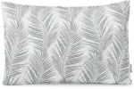 Poduszka dekoracyjna TROPICAL BONAIRE spalva pilka liście drukowany do wewnątrz 50x70 ameliahome