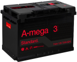 Akumuliatorius A-Mega Standard 12V 74Ah 720A EN (3MS74R)