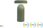 2W LED įkraunamas stalo &scaron;viestuvas KOMO, žalias, 3000/4500/6000K, dimeriuojamas, 4350401