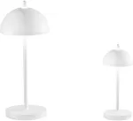 1,5W LED įkraunamas stalo &scaron;viestuvas PARTY, baltas, dimeriuojamas, IP54