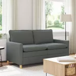 Sofa Tamsiai pilka 156 x 81 x 87,5 cm Audinys