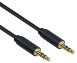 Mercodan PRO Minijack 3.0m, ULTRA SOFT 3.5mm, ekranuotas kabelis ki&scaron;tukas:ki&scaron;tukas