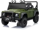 Vaiki&scaron;kas elektromobilis HATIS &ldquo;Land Rover Defender 110 SVX &rdquo;, žalias