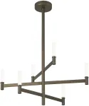 40W LED pakabinamas &scaron;viestuvas, bronzos/baltos sp., 2700/3000K, dimeriuojamas, 26123