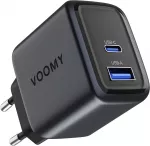 Voomy USB-C tinklo įkroviklis 35 W su USB-C ir USB-A jungtimis M635