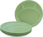 Creatable, 22985 serijos universalios fondiu lėk&scaron;tės, žalios, 4 dalių indų rinkinys 4 asmenims, fondiu lėk&scaron;tės pagamintos i&scaron; porceliano, galima plauti indaplovėje ir naudoti mikrobangų krosnelėje, pagaminta Europoje