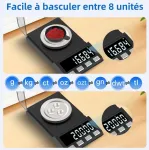 Kubei Usb įkraunamos 100g/0.001g tiksliosios svarstyklės miligramų ki&scaron;eninės svarstyklės juvelyrinės svarstyklės virtuvinės svarstyklės miltelių svėrimui juvelyrinių dirbinių aukso mai&scaron;elio kalibravimo svoris