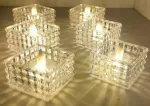 Led žvakė ant baterijų, žvakidė kompozicijoms, dekoracijoms, graži