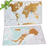 Maps International Scratch the World&reg; pasaulio žemėlapis su Italijos žemėlapiu - Maps International, daugiau nei 50 metų žemėlapių gamybos patirtis, puiki dovana