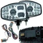 2x Led kelio žibintas 6000k Combo 30&deg; / 60&deg; homologacija