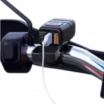 Motociklinis įkroviklis maitinimo &scaron;altinis Usb lizdas x2 Qc3.0