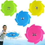 Aungkwang vaiki&scaron;ki frisbiai, 4 vnt. mink&scaron;tų frisbių rinkinys, plaukiojantys diskai pagaminti i&scaron; putų ir silikono, skirti mėtymui, vandens žaislai, ypač mink&scaron;ti, ry&scaron;kių spalvų vasarai