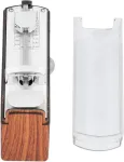 Mechaninis mini metronomas, universalus, ne&scaron;iojamas, tradicinis pianinui, ukulelei, gitarai, smuikui (natūralaus medžio spalvos)