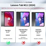 Tuolisg dėklas, skirtas lenovo tab m11 su ra&scaron;iklio laikikliu ir ra&scaron;ikliu, itin plonas folio pu odinis stovas piniginės dėklas, skirtas lenovo tab m11 tb330fu 2024, daugia kampų žiūrėjimo mandala