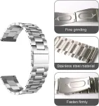 Nerūdijančio plieno laikrodžio apyrankė 20 mm su dvigubo užsegimo sagtimi
