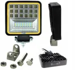 Led darbinis žibintas 42 led halogenas 126w dvi &scaron;vietimo funkcijos 12-24v