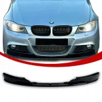 Bmw E90 E91 Lci priekinio buferio spoilerio lūpa, juodas blizgesys