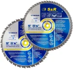 S&r Diskinio pjūklo diskų rinkinys medienai, 2 vnt., 255mm