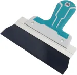 Aerzetix - C64765 - glaistyklė glaistui lyginti/apdailai 200 mm - peilis glaistui, dažams ir gipso kartono siūlėms - plastikine rankena - grandiklis dažytojui, tinkuotojui, mūrininkui