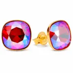 Diamond Sky Jewelry Sidabriniai auskarai moterims DiamondSky &bdquo;Glare (Light Siam Shimmer)&ldquo; su Swarovski kristalais