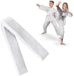Kovos menų diržas 180cm - Karate, Judo, Aikido vaikams