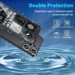 Lutree skirta Nothing Cmf Phone 2 Pro grūdinto stiklo ekrano apsaugai, 2 + 2 vienetai apsauginis stiklas + kameros apsauginė plėvelė, 9h kietumas Hd ekrano apsauga, be burbuliukų, apsauga nuo įbrėžimų