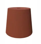 Pagrindas sodo &scaron;viestuvo stovas kūgis d=17,5 cm, plytų spalvos