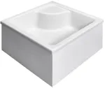 Radaway Naxos C kvadratinis gilus du&scaron;o padėklas 80x80