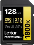 Atminties kortelė - Lexar Professional 1800x 128 GB UHS-II SDXC kortelė