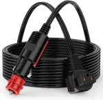 12 V automobilio &scaron;aldytuvo kabelio ilgintuvas, skirtas automobiliniams &scaron;aldytuvams su kompresoriumi Alpicool, Dometic, Waeco Cf Cdf, Arb, Iceco, Setpower, 3 m automobilio &scaron;aldytuvo maitinimo kabelis, Dc 12 V pakaitinis &scaron;aldytuvo kabelis