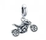 Skapande pakabukas charms motociklas sidabras 925