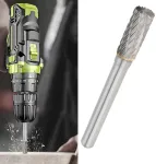 Vgol 8x20mm karbido freza dviguba freza rotacinis dildė lydinio &scaron;lifavimo galvutė drožyba medžio drožybai ir metalo apdirbimui 1 vnt.