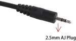 Ap9630 ap9631 940-0299a konsolės kabelis, skirtas apc tinklo valdymo kortelei p2303gt usb rs232 serial į 2,5 mm trs stereo lizdą pc link (1,8 m)