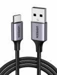 USB laidas, skirtas USB-C QC3.0 UGREEN US288 2 m su aliuminio ki&scaron;tuku (juodas)