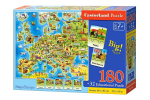 Castorland Dėlionė 180 vnt. - Europos žemėlapis