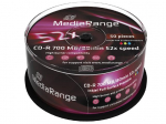 &bdquo;MediaRange&ldquo; CD-R 700 MB 52x50 vnt (MR208)