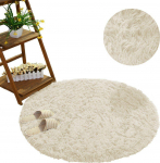 Strado &Scaron;aggy apvalus kilimas Strado 150x150 CreamBeige (Beigh) universalus