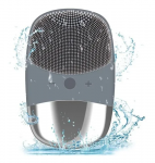 ANLAN Mini silikoninis elektrinis veido valymo &scaron;epetėlis - pilkas