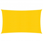 Uždanga nuo saulės, geltonos spalvos, 3x6m, HDPE, 160g/m&sup2;