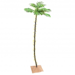 Palmė su 252 &scaron;iltomis baltomis LED lemputėmis, 400cm